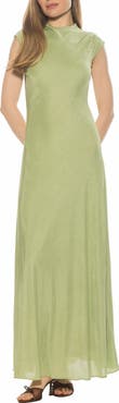 Alexia Admor Nalani Mock Neck Maxi Dress