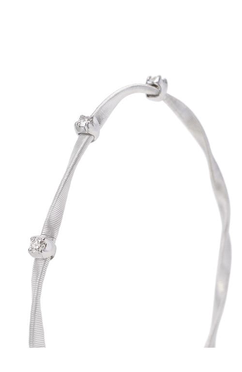 Marco Bicego Marrakech Diamond Station Bracelet In Metallic
