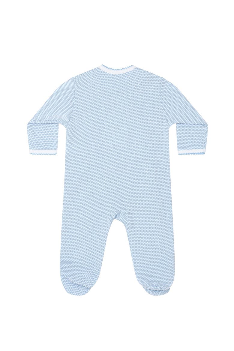 Blue Bubble Crossover Footie - Baby, Alternate, color, Blue
