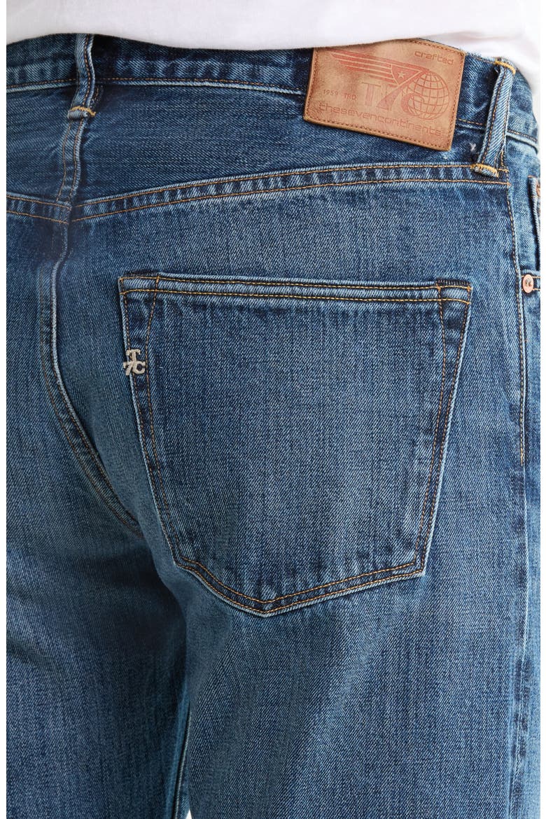 The Charlie Slim Straight Leg Jeans, Alternate, color, FUJI MEDIUM