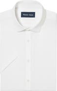 Mizzen+Main Porter Trim Fit Short Sleeve Performance Button-Up Shirt