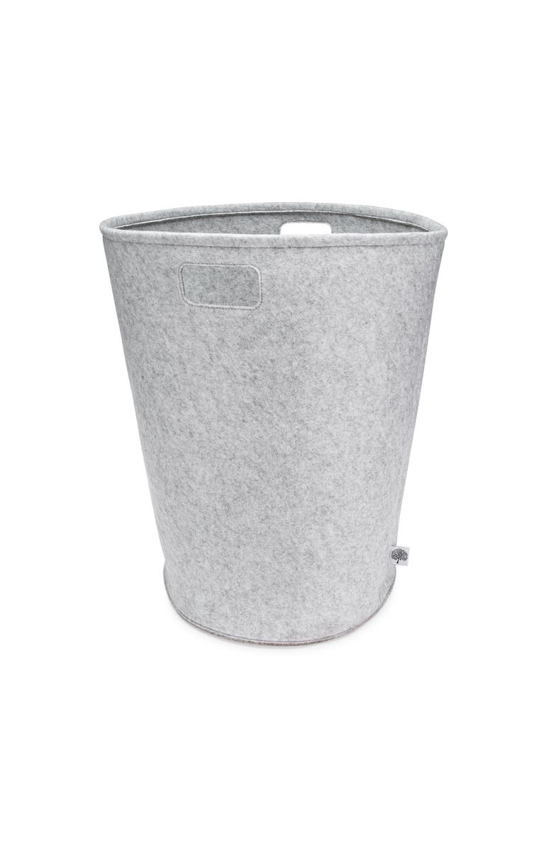 Parker Baby Co. Felt Laundry Hamper, Main, color, Gray