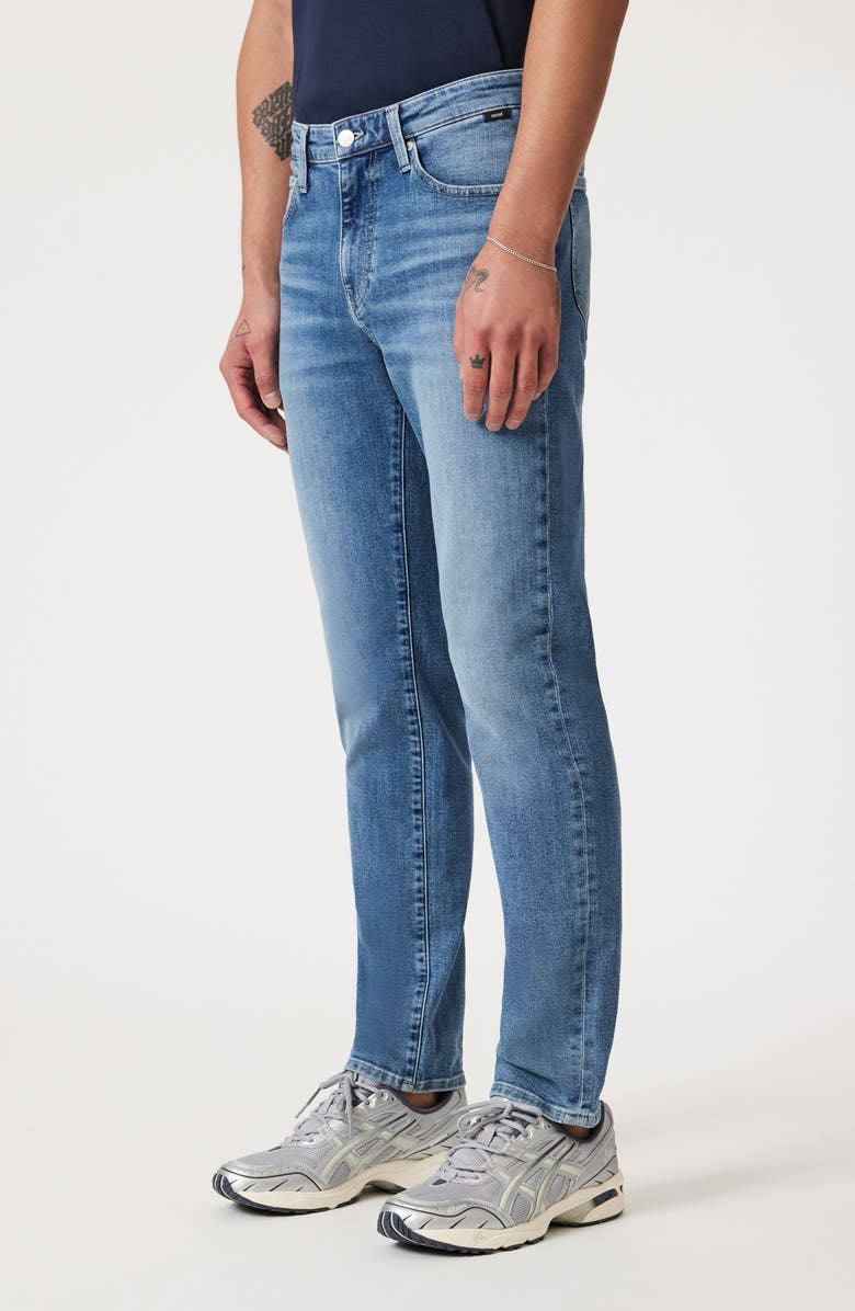 Mavi Jeans Steve Athletic Slim Fit Jeans, Alternate, color, Mid Brushed Classic Blue