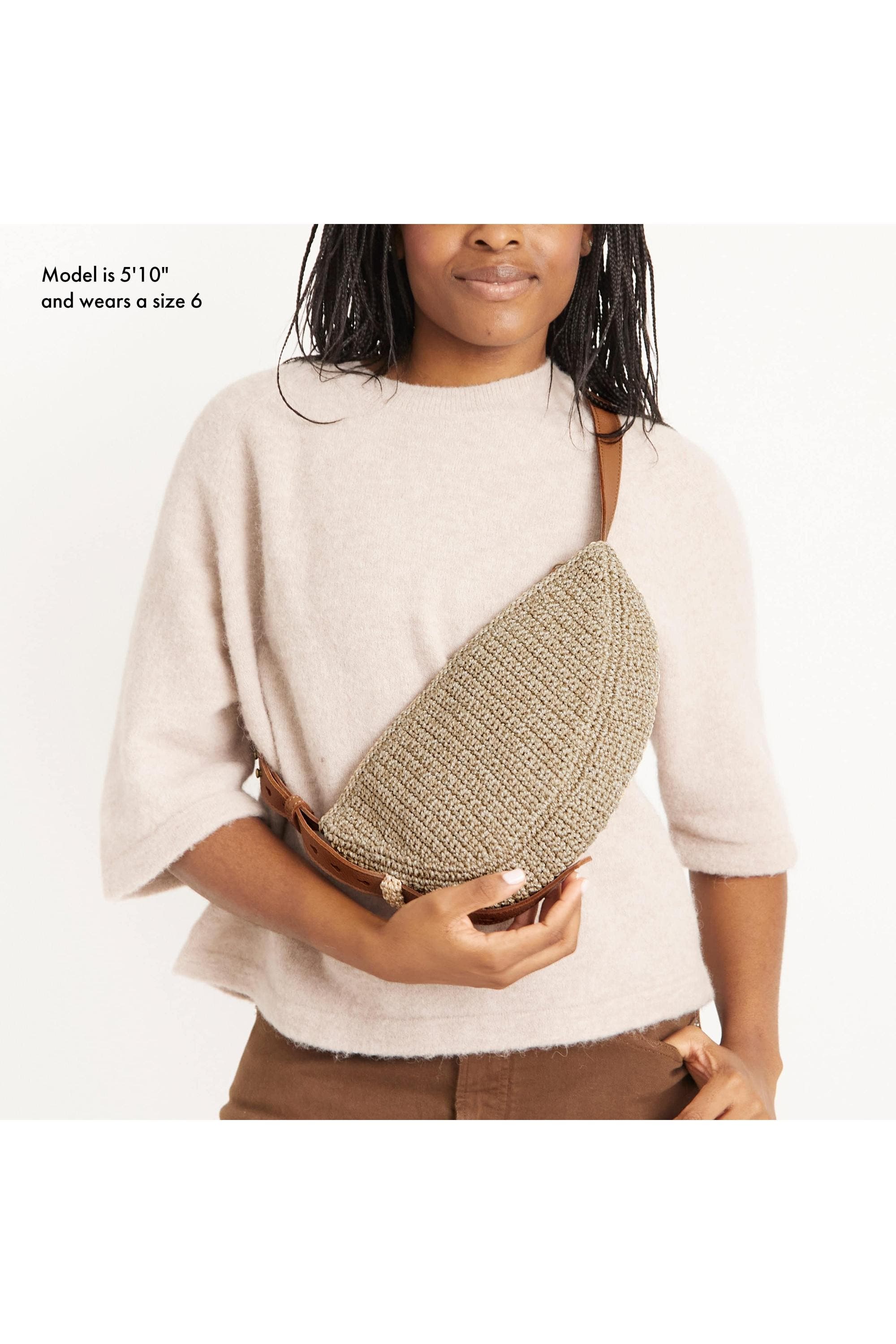 Tess Sling Leather Bag, Alternate, color, Bamboo Static