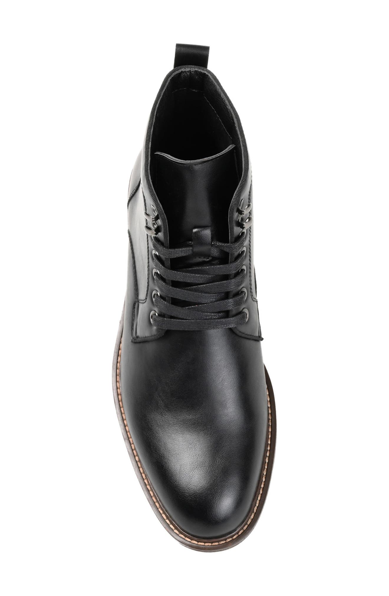 VANCE CO Langford Vegan Leather Ankle Boot, Alternate, color, Black