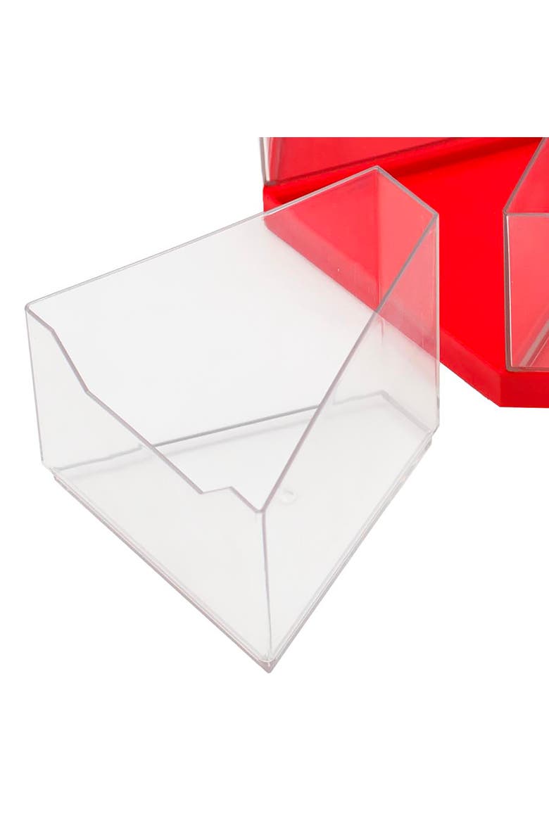 Classroom Caddie Red 360° Spinning Organizer, 8 Trays, Alternate, color, Multicolored