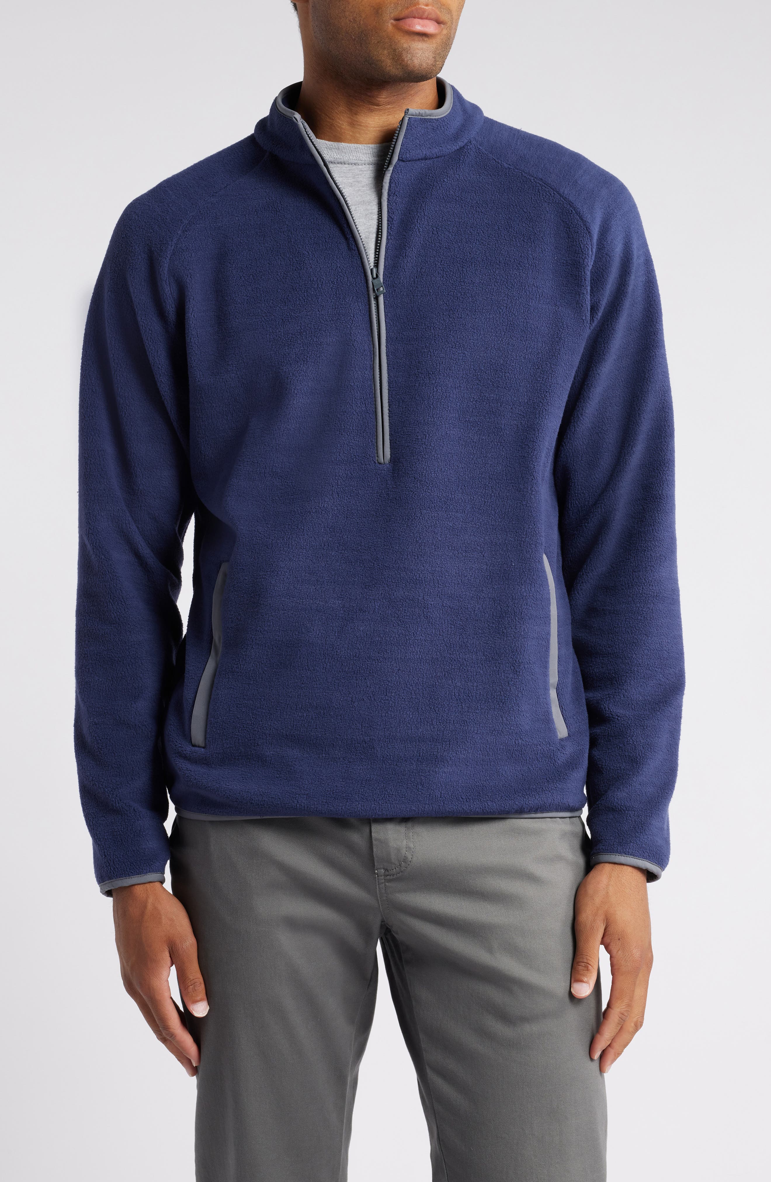 Peter Millar Fade Half Zip Fleece Pullover