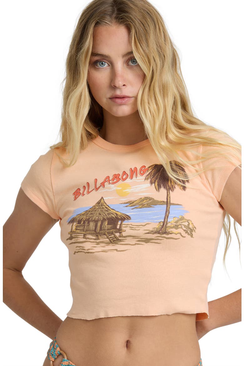 For the View Graphic Baby Tee, Alternate, color, LIGHT PEACH