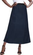 Jessica London Stretch Denim Jegging Skirt
