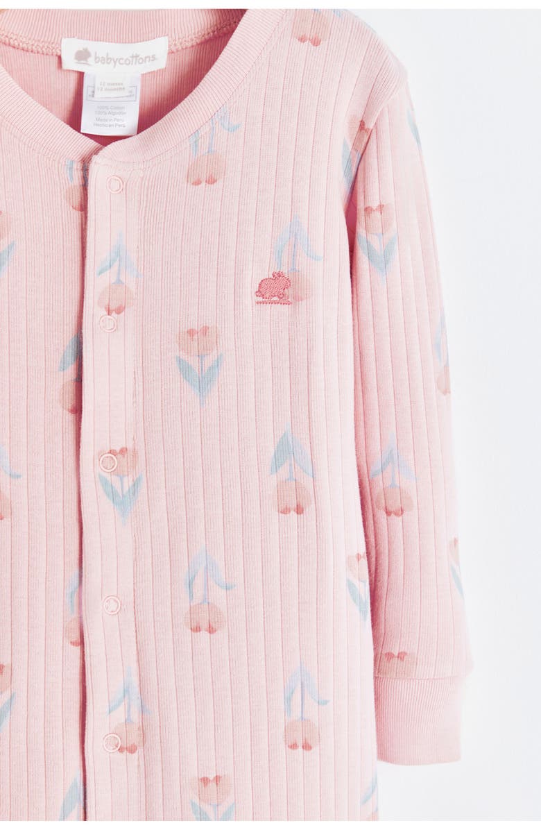 Babycottons Premium Cotton Kate Snug Fit Footie Pajama for Infant, Alternate, color, 