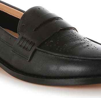 Clotilda Brogue Penny Loafer