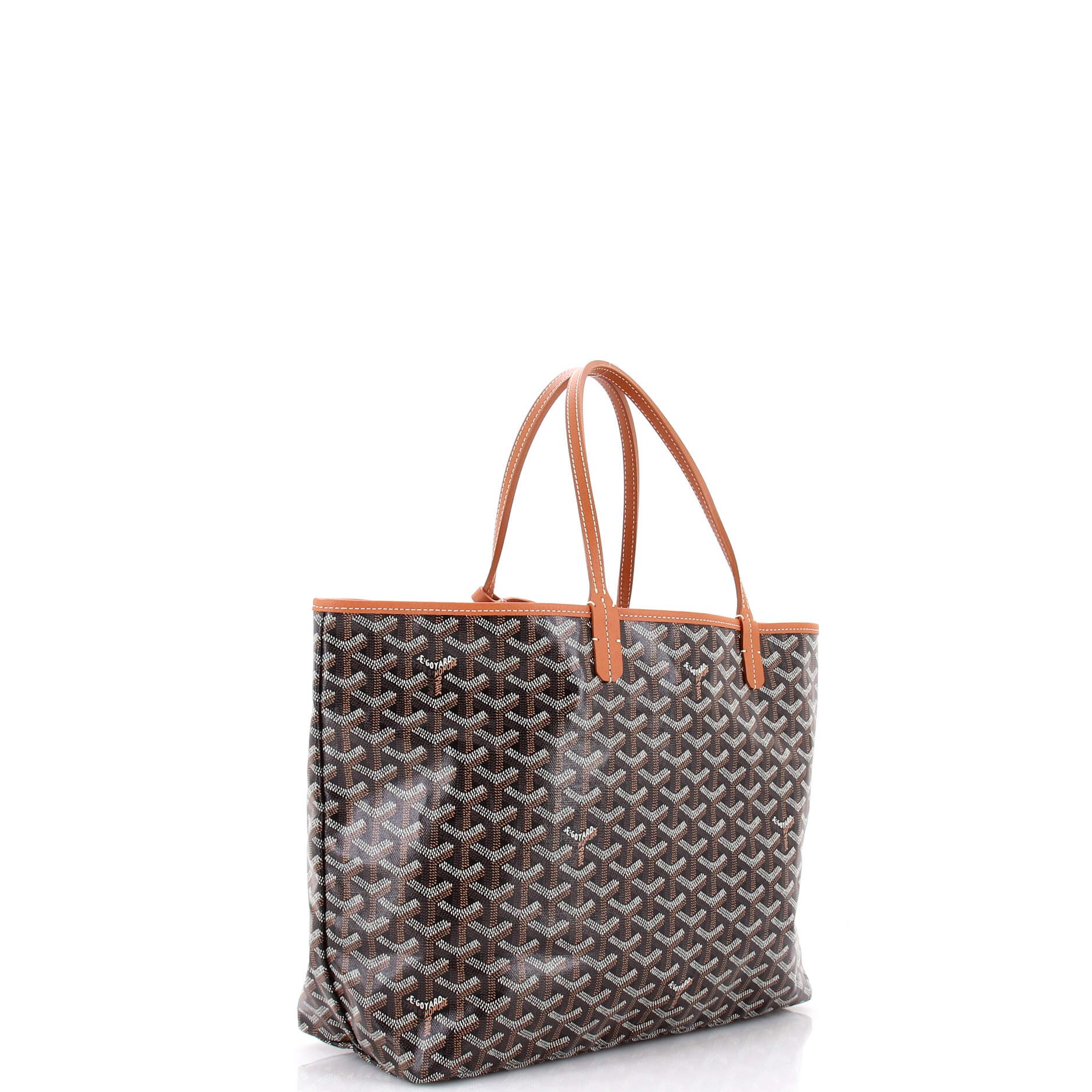 Pre-Owned Goyard Saint Louis Tote Coated Canvas PM, Alternate, color, Black