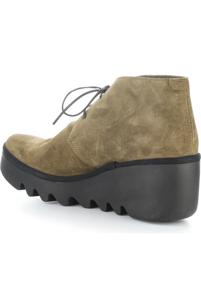 Fly London Brak Wedge Bootie, Alternate, color, Elephant Brown