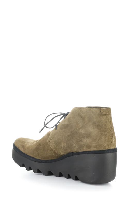 Fly London Brak Wedge Bootie In Gray