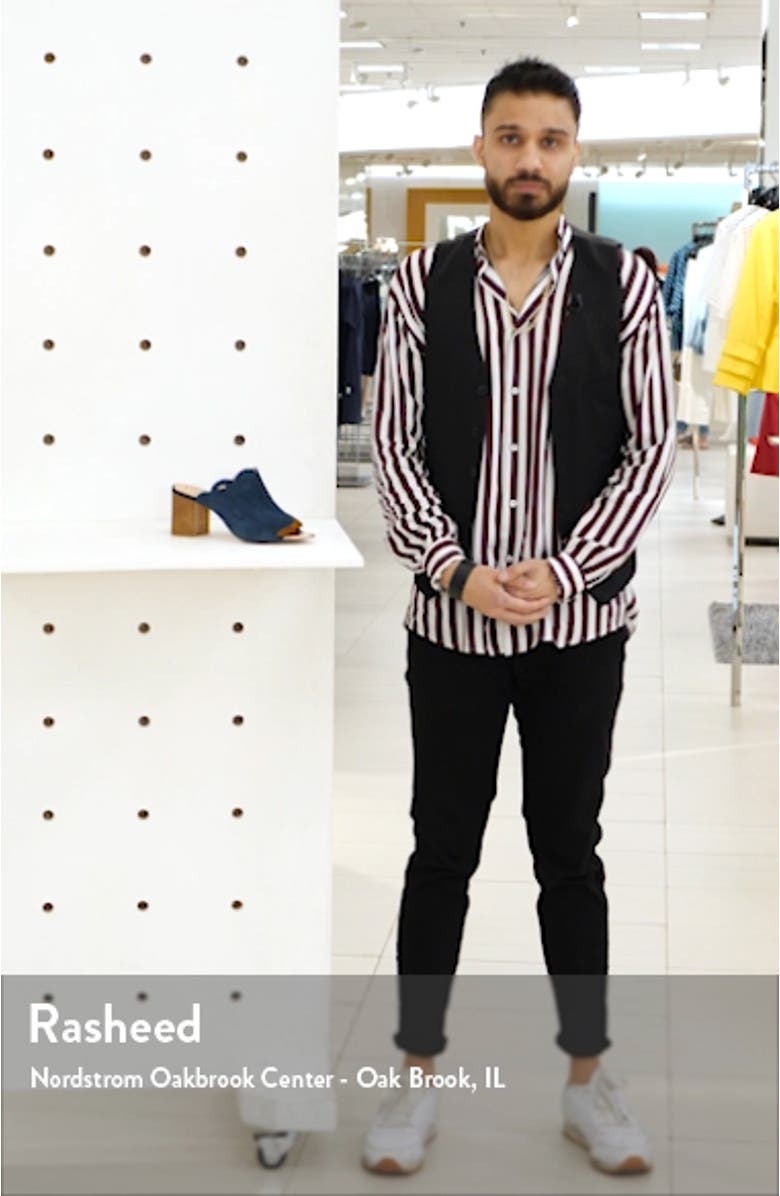 Zinia Scalloped Slide Sandal, sales video thumbnail