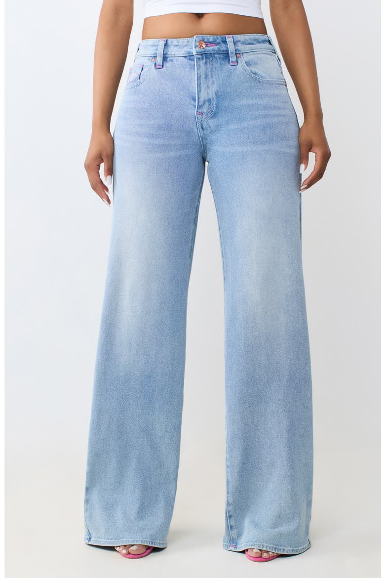 True Religion Leila High Waist Wide Leg Jeans (Women) | Nordstromrack