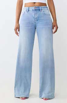 Leila High Waist Wide Leg Jeans