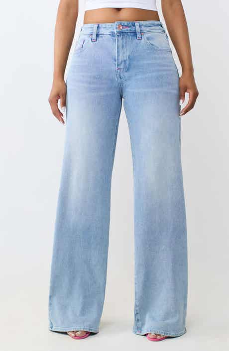 Leila High Waist Wide Leg Jeans