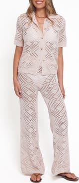 Petal & Pup Briony Button-Up Shirt & Pants Set