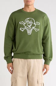 ICECREAM Cones & Bones Cotton Sweatshirt