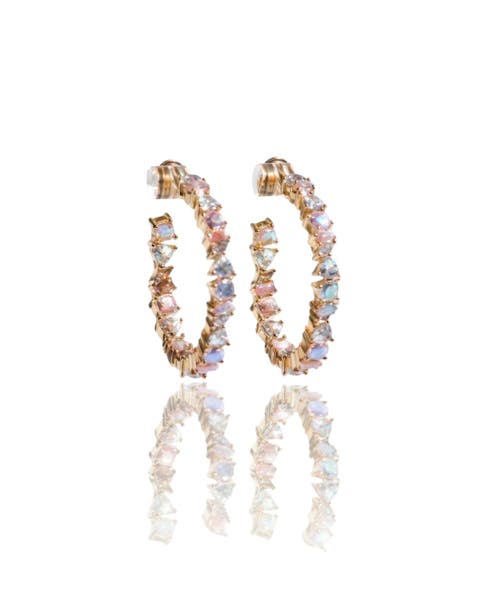 Vienna Opal Hoops