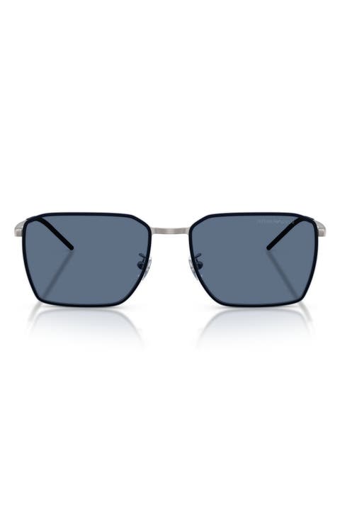 60mm Square Sunglasses