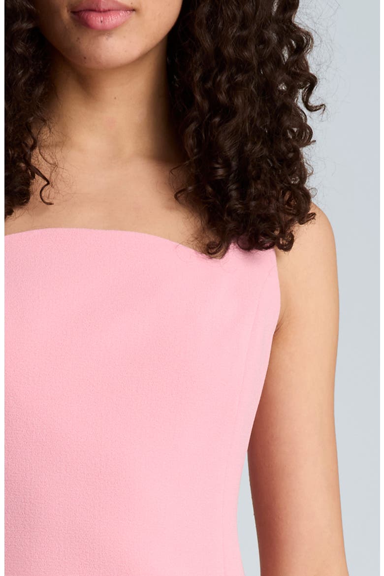 Sculpted Sleeveless Minidress, Alternate, color, PINK BLISS