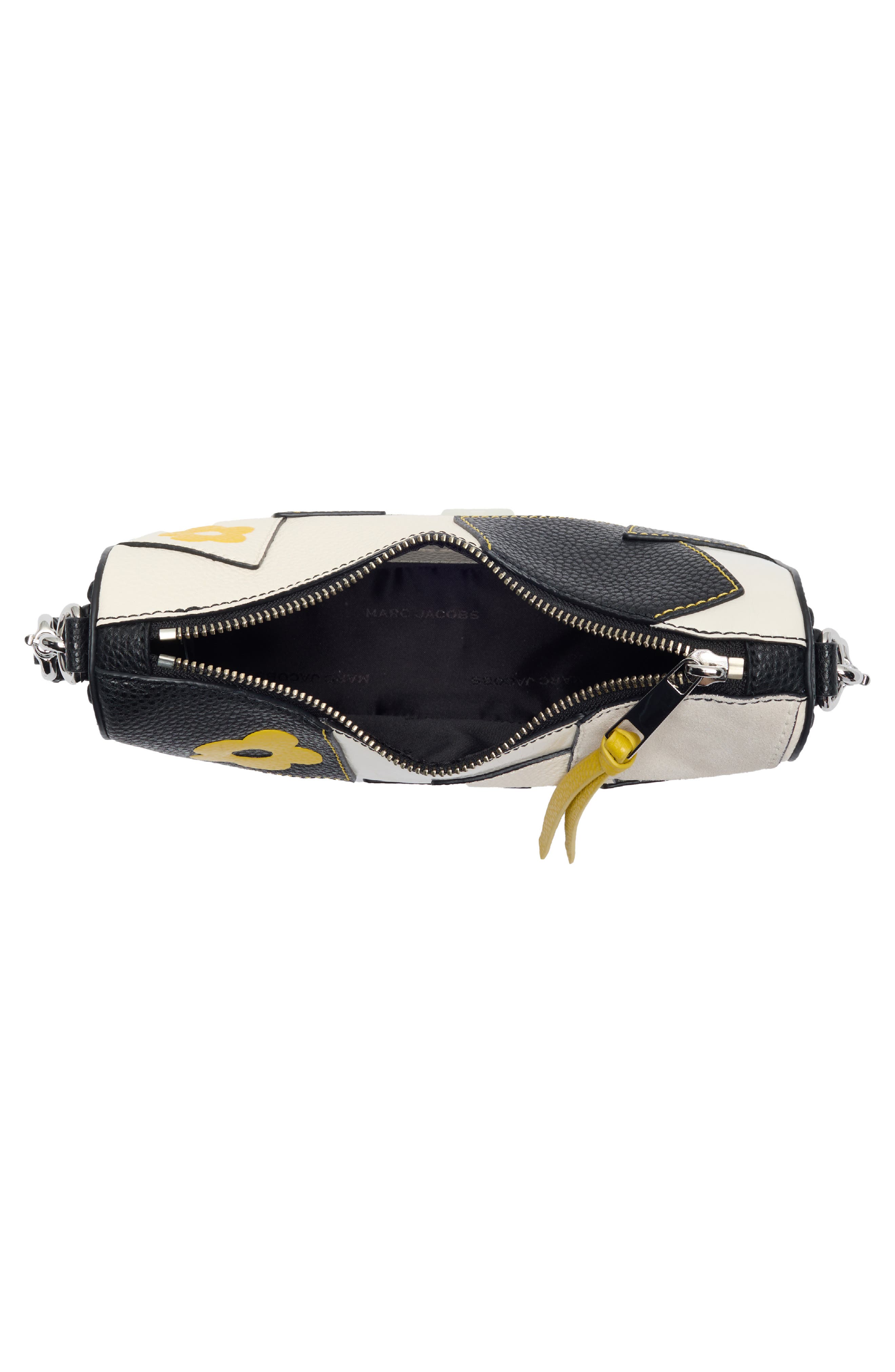 Patchwork Drifter Small Leather Convertible Shoulder Bag, Alternate, color, BLACK MULTI