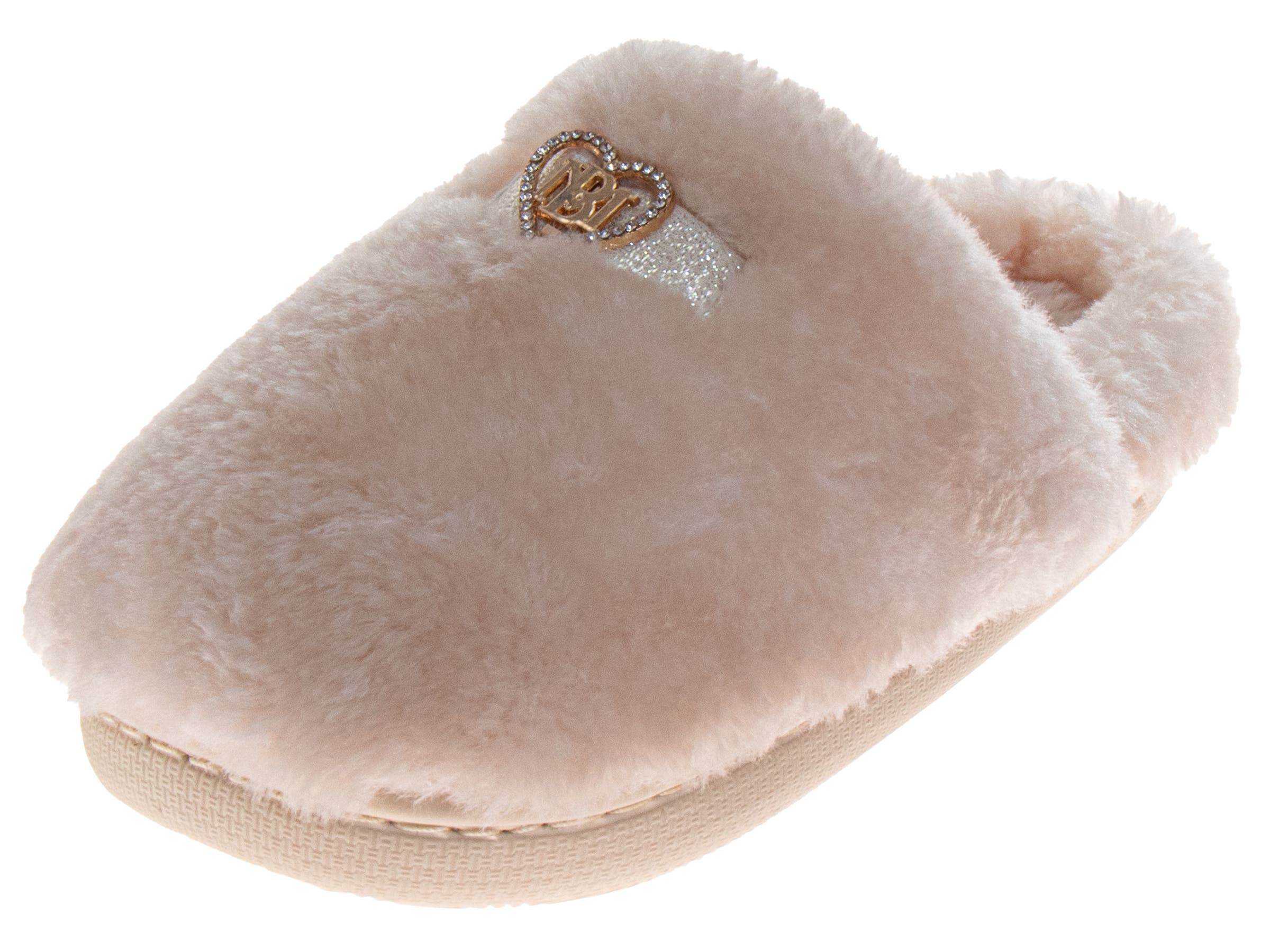 Womens Classic Elegant Slippers, Main, color, NUDE