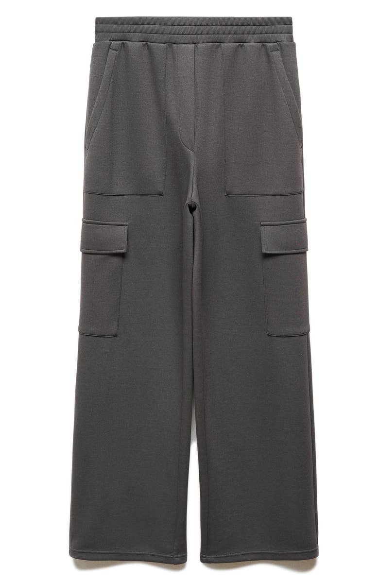 MANGO Knit Cargo Pants, Alternate, color, 