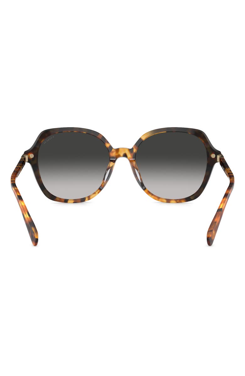 COACH 55mm Gradient Oval Sunglasses, Alternate, color, 