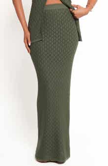 Petal & Pup Asplie Pointelle Maxi Skirt