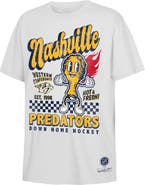 Mitchell & Ness Youth Mitchell & Ness White Nashville Predators Concession Stand T-Shirt