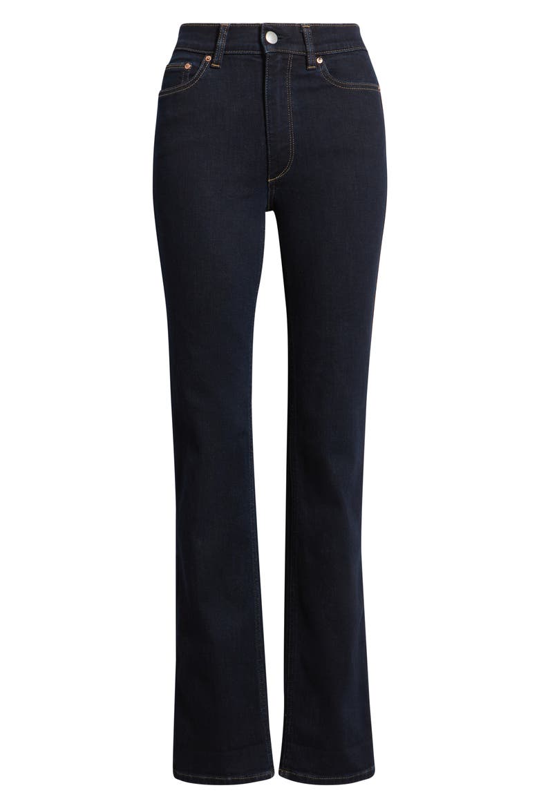 Halle Instasculpt™ High Waist Straight Leg Jeans, Alternate, color, HARVEST MOON CUFFED