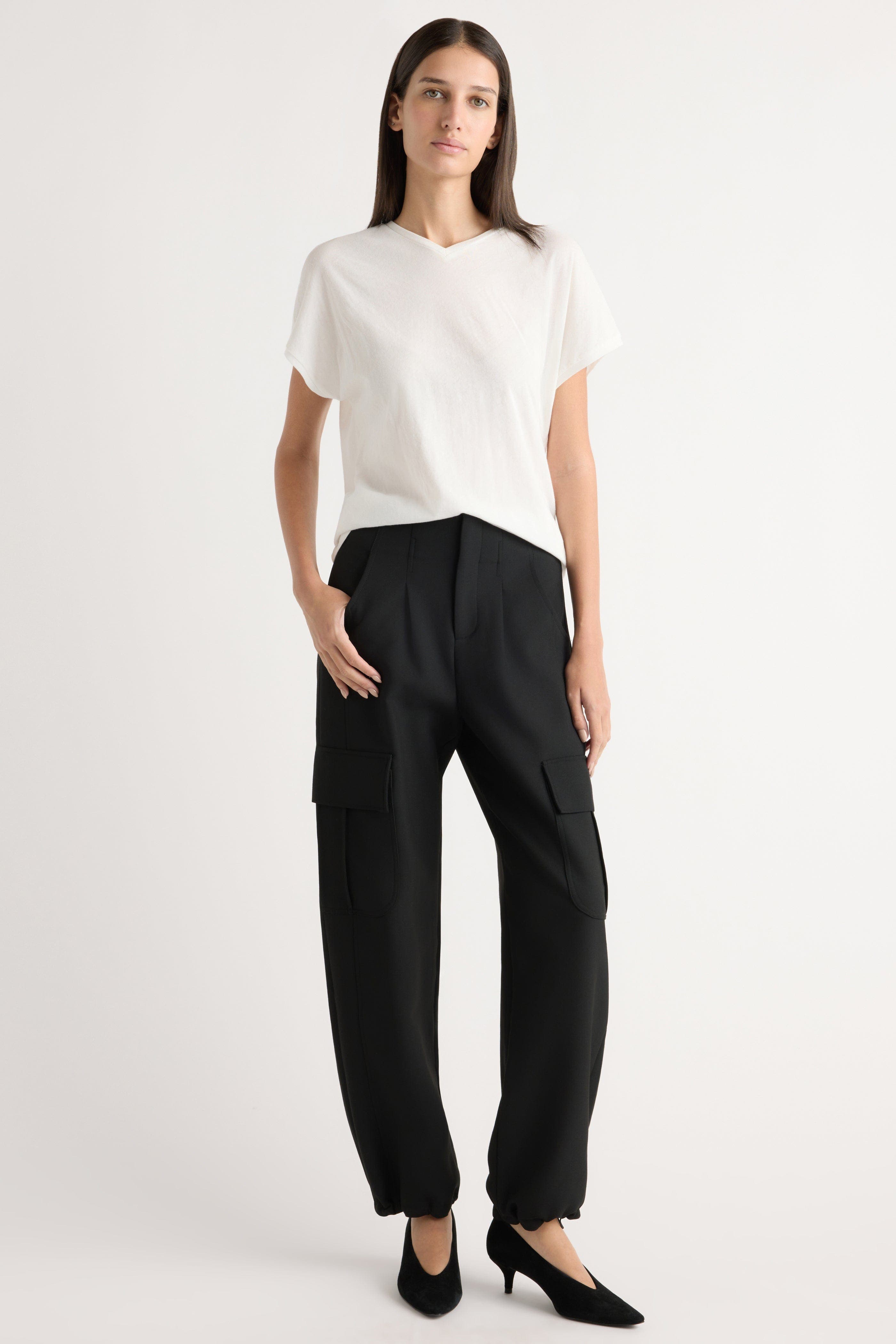 Willa Organic Cotton V-Neck Tee - image 2