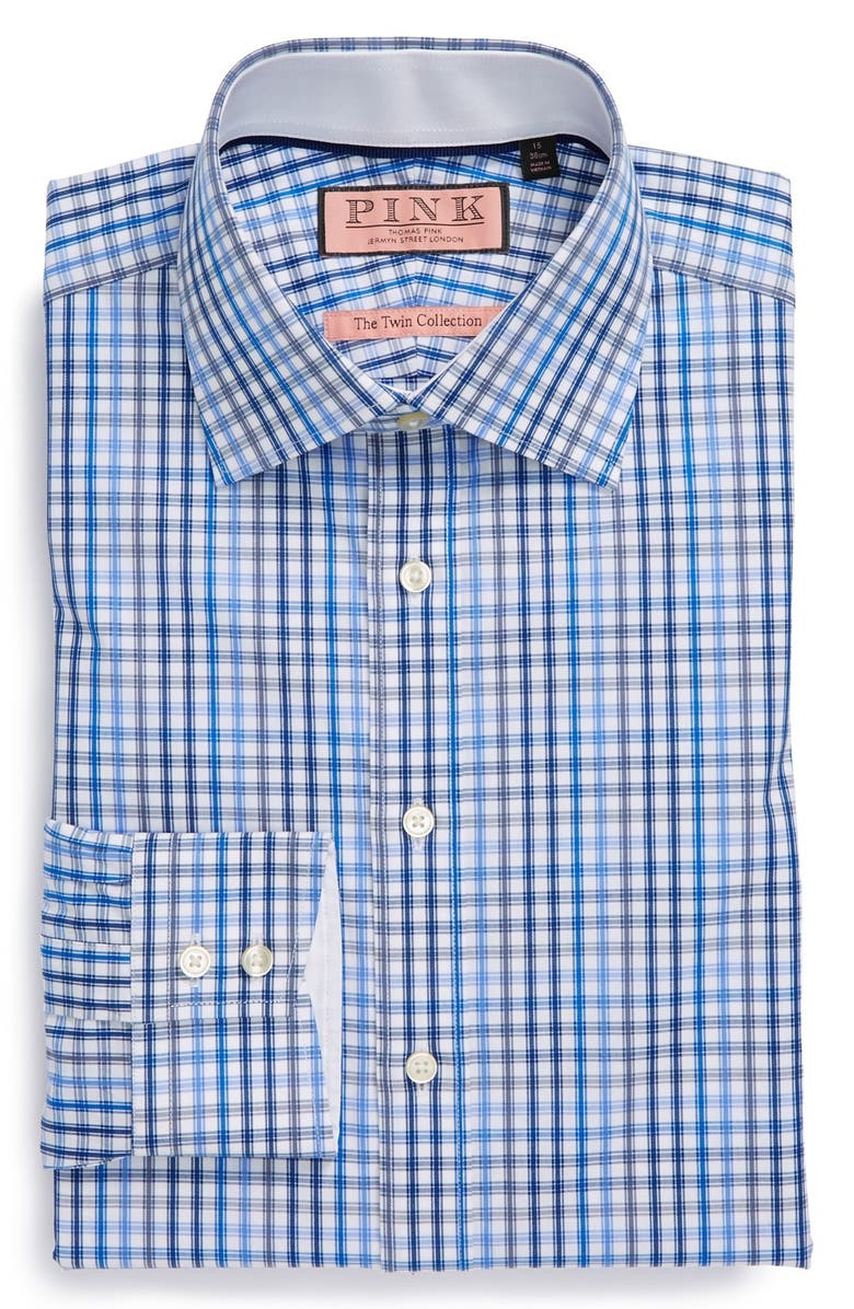 Thomas Pink 'The Twins Collection' Regular Fit Dress Shirt, Main, color,