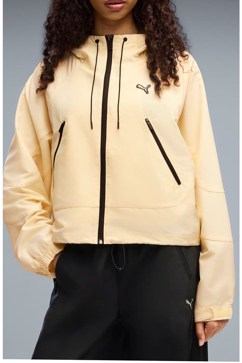 Street Glam Oversize Jacket, Main, color, BUTTERCREAM