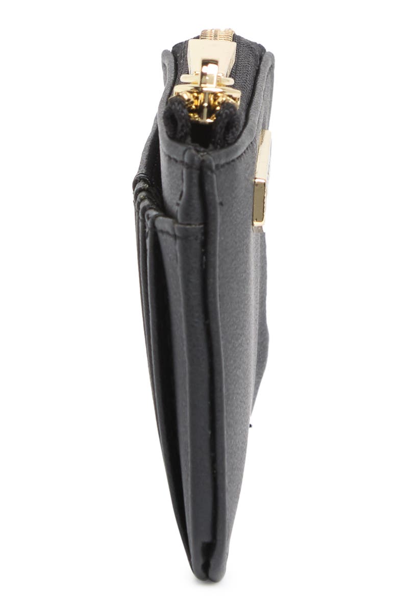 Steve Madden B Slim Zip Around Card Case, Alternate, color, 