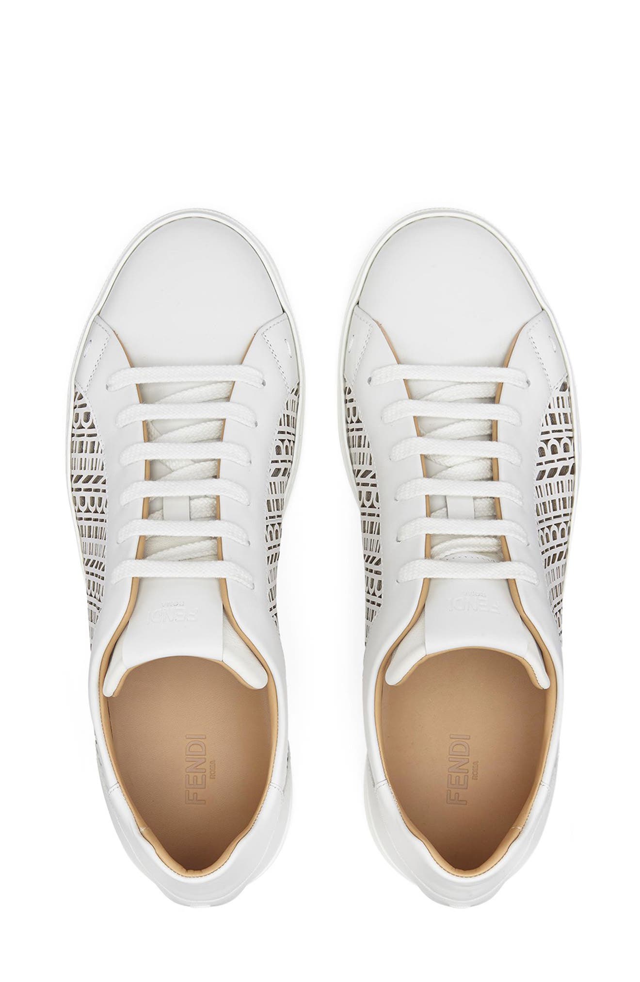 Fendi Low Top Sneaker, Alternate, color, 