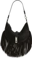 Polo Ralph Lauren Fringe Suede Hobo Bag