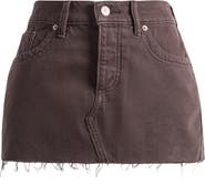 Free People Lainey Cutoff Miniskirt