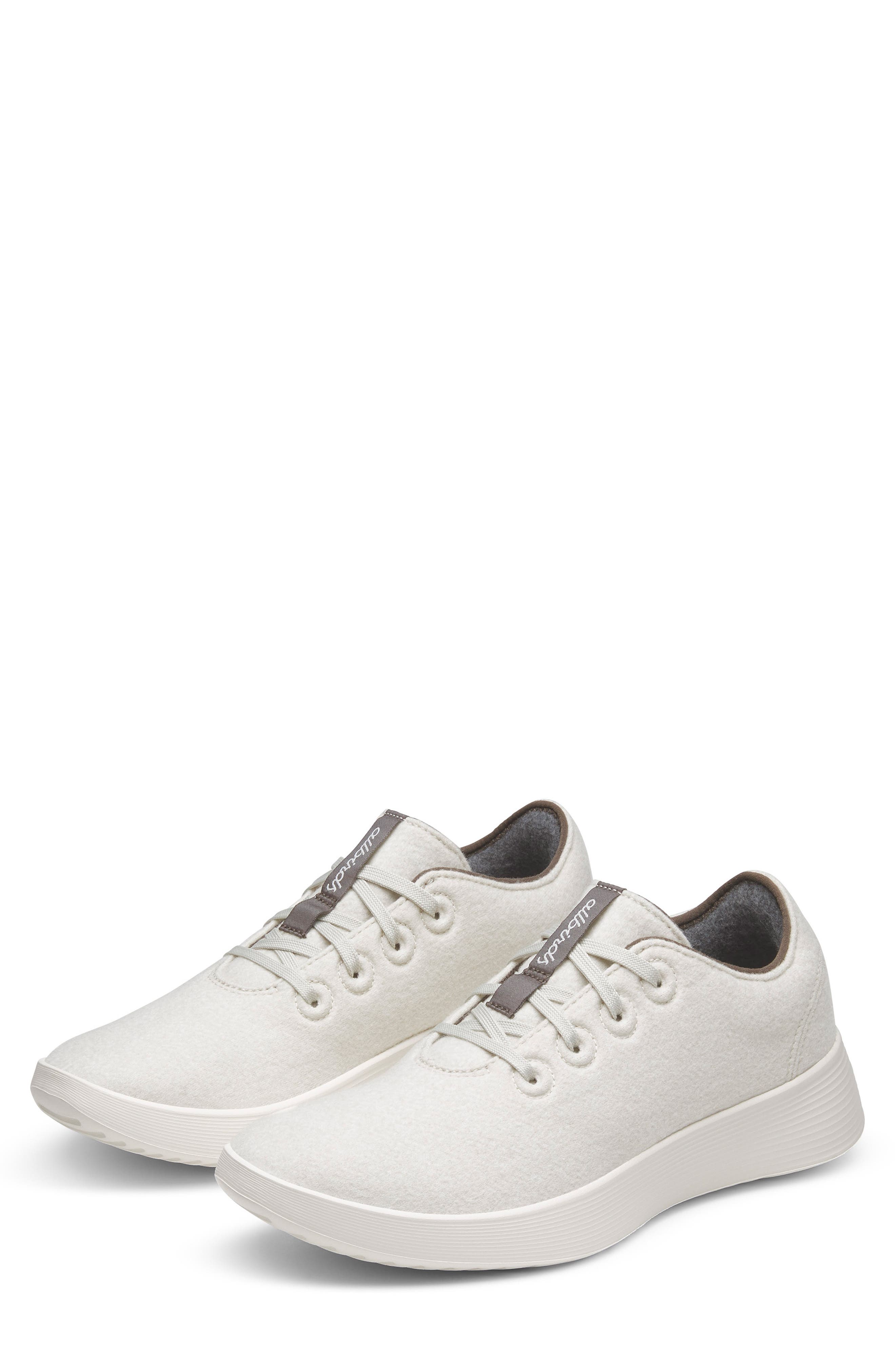 Allbirds Wool Runner Go Sneaker, Alternate, color, Weathered White/ Twilight