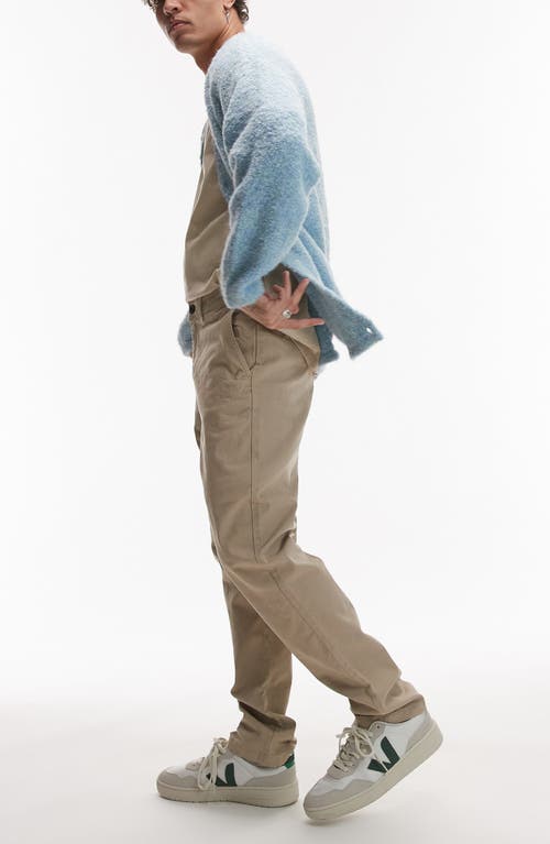 TOPMAN TOPMAN SLIM FIT STRETCH COTTON CHINOS