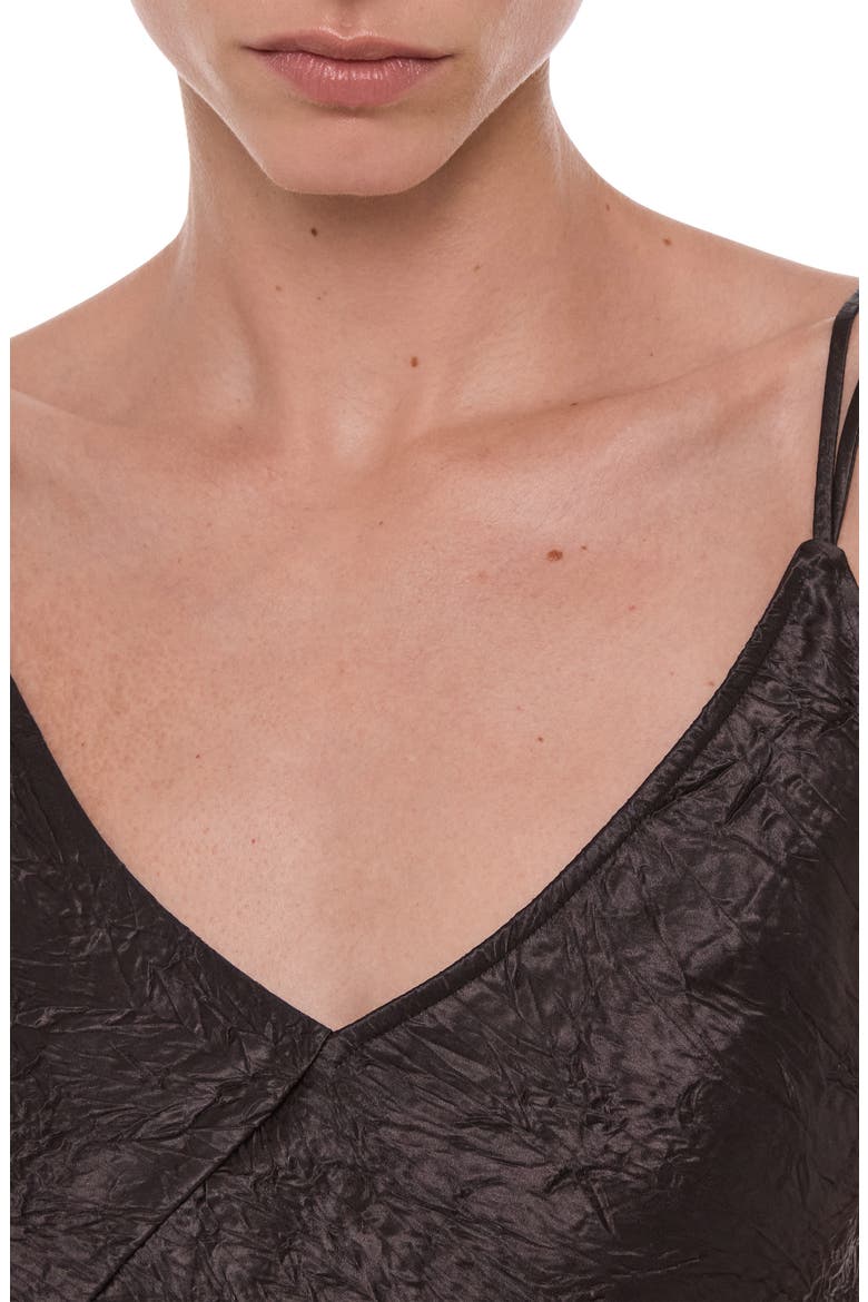 Crinkle Satin Camisole, Alternate, color, TRUFFLE