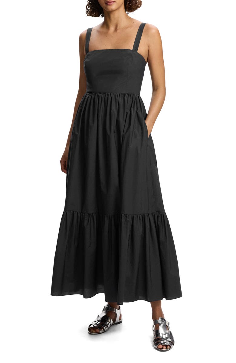 Theory Dr. Soft Tiered Maxi Sundress, Main, color, 