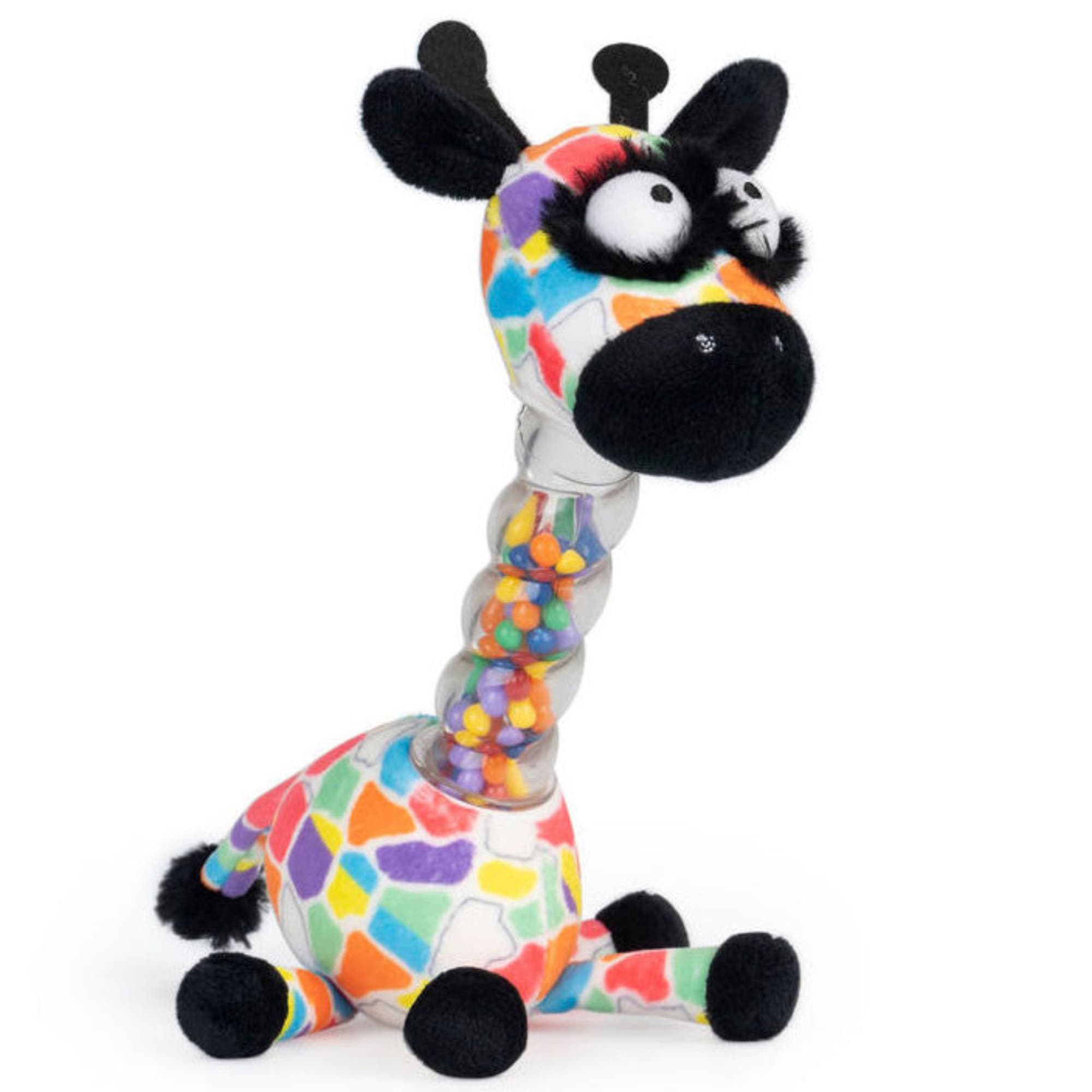 Inklings Baby Baby Jaffy the Fringed Footed Giraffe Baby Rattle and Shaker Plush Toy in Multicolored 