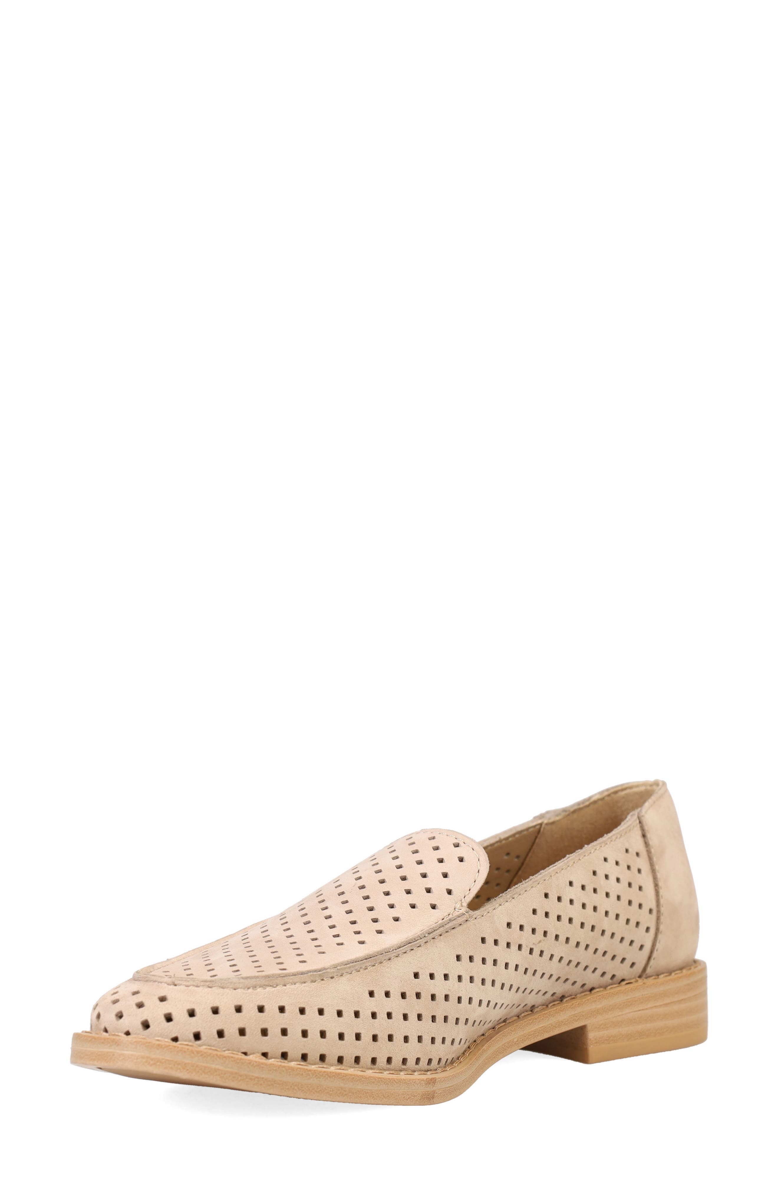 Eileen Fisher Abode Leather Loafer, Alternate, color, Earth