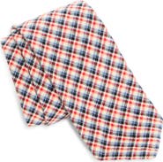 Dries Van Noten Diamond Plaid Cotton Flannel Tie