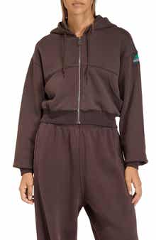 Full Zip Cropped Hoodie