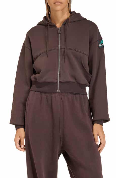 Full Zip Cropped Hoodie